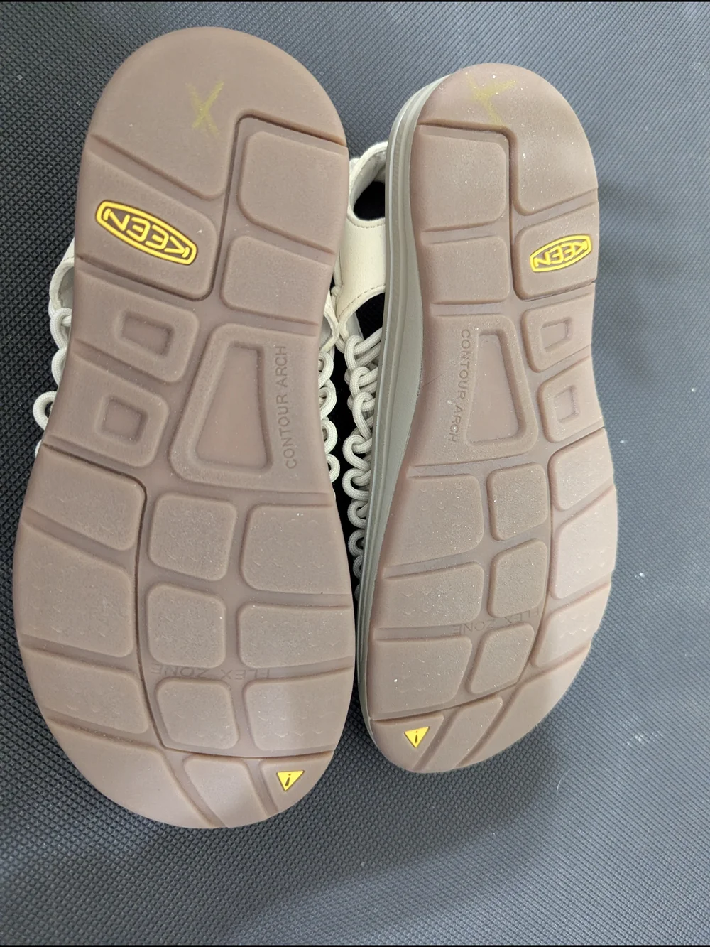 NWOT Keen Women’s UNEEK Sandal Sneaker — White Cap/Cornstalk - Picture 3 of 8